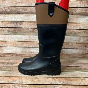 Sperry Black Nellie Rain Boots